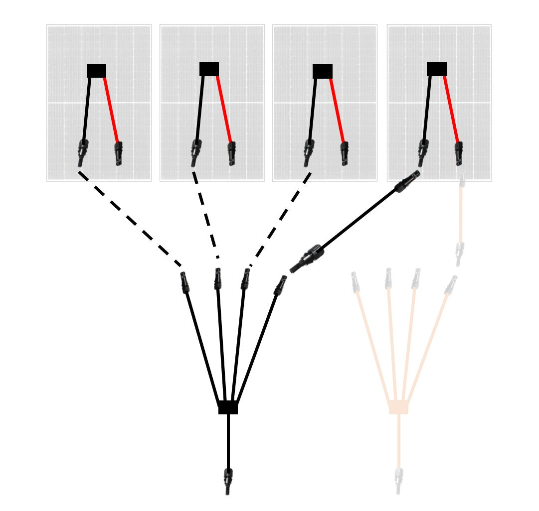 Accessories: Parallel connector - 4 modules