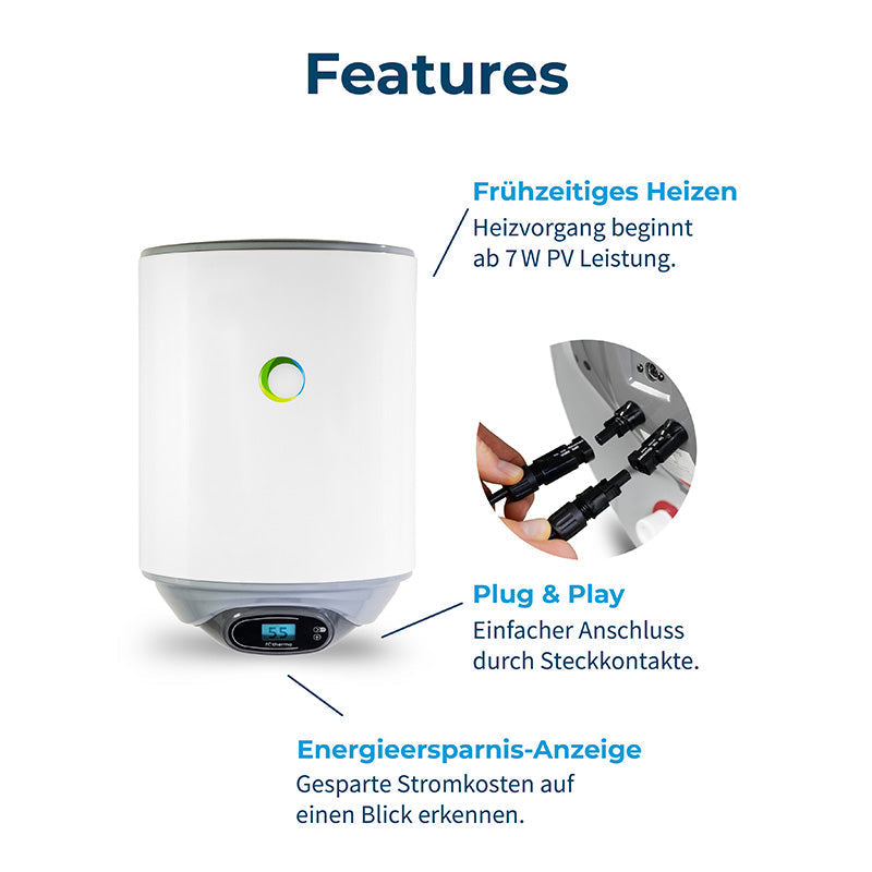 30 liter solar off-grid boiler