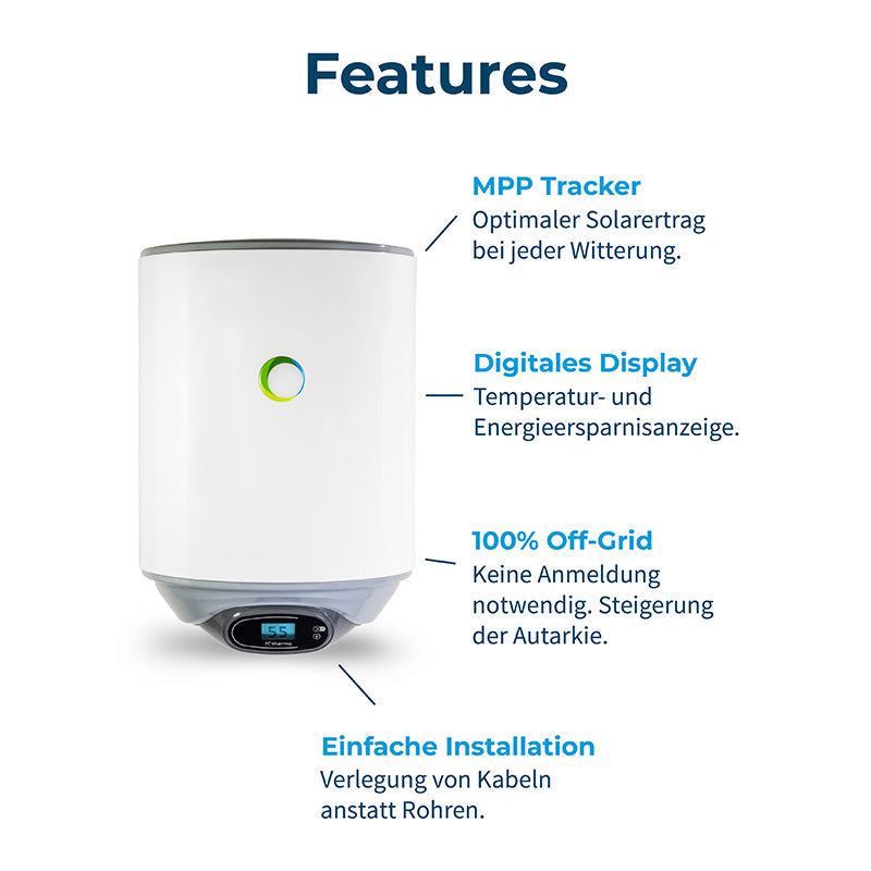 30 liter solar off-grid boiler