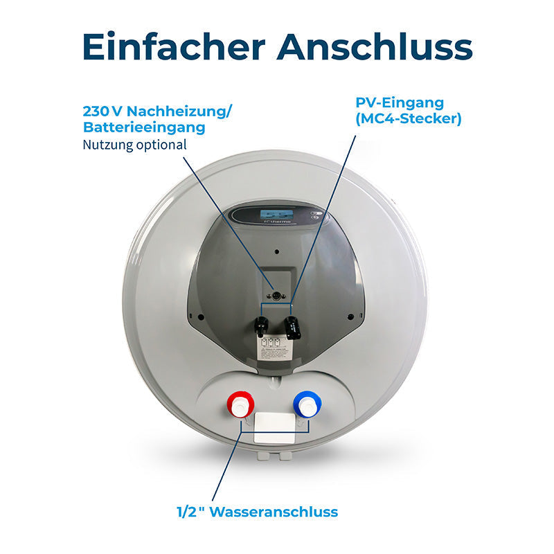 80-liter solar off-grid boiler