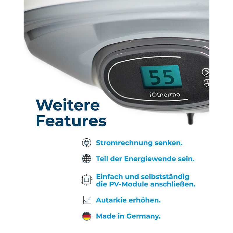 80-liter solar off-grid boiler