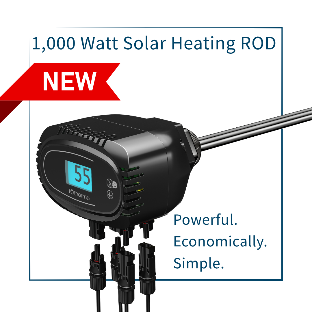 1000 W solar heating element