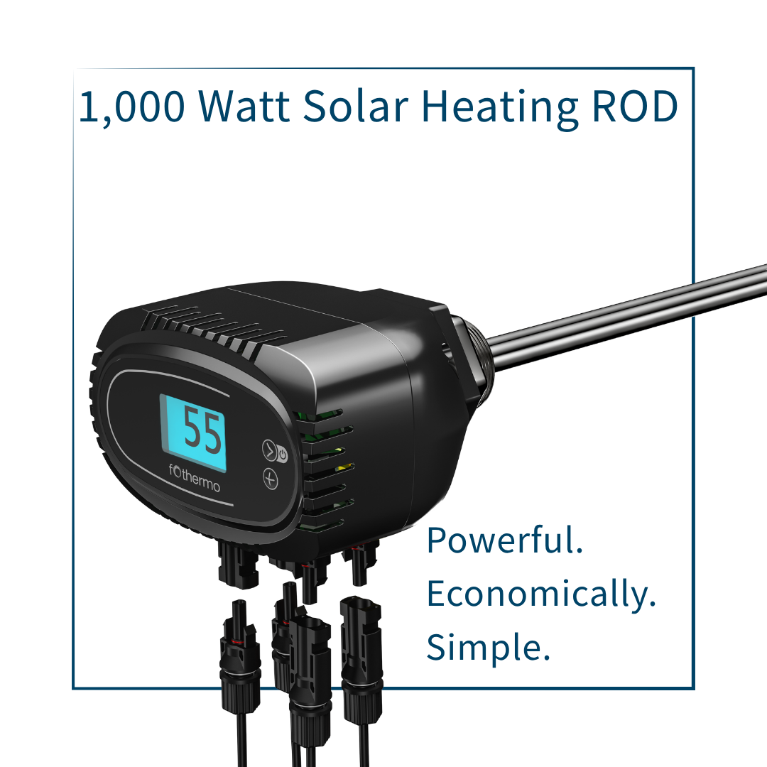 1000 W solar heating element