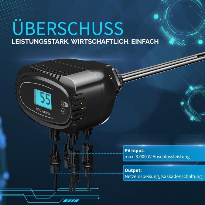 1000 W solar heating element