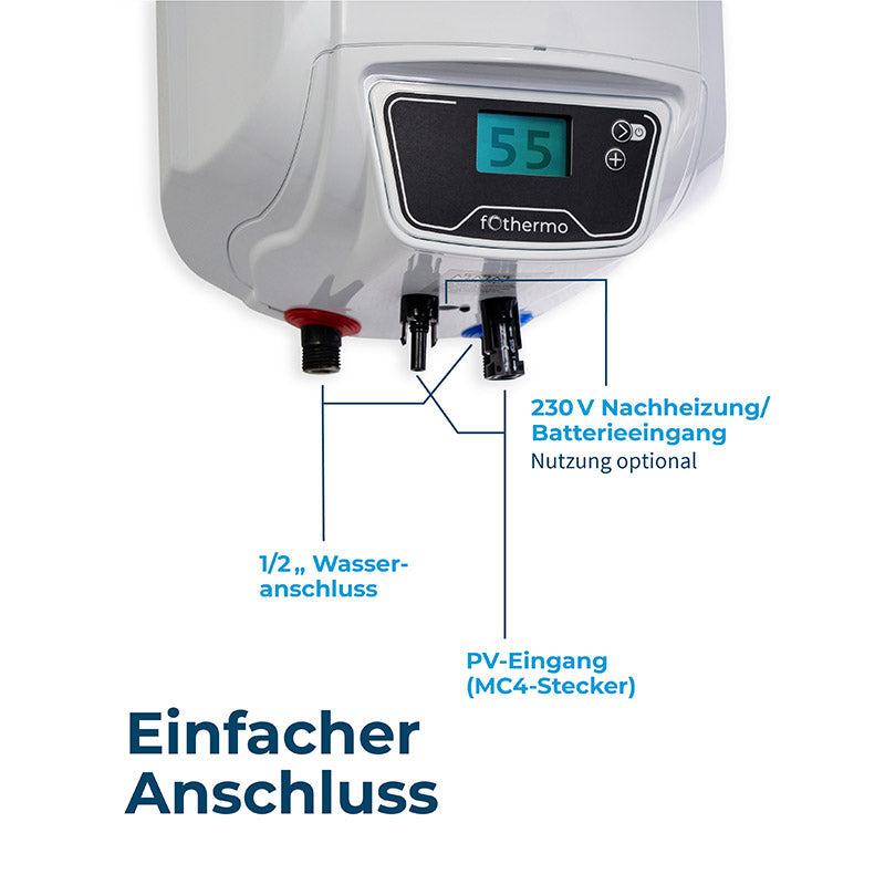 10 liter solar off-grid boiler