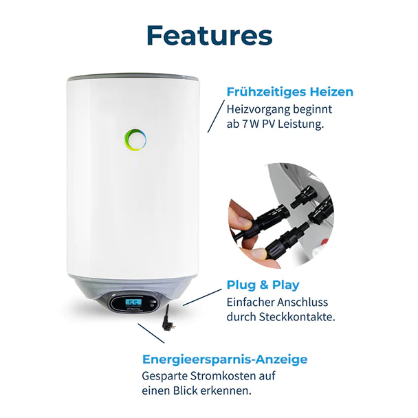 80 Liter Solar-Hybridboiler